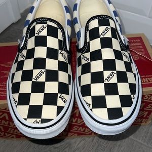 🌞 Big Check Classic Slip On bnib